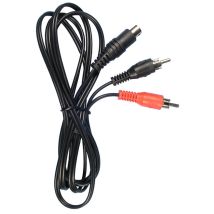 Jungiamasis laidas kabelis mini-DIN kištukas - 2x RCA kištukas 1.5m