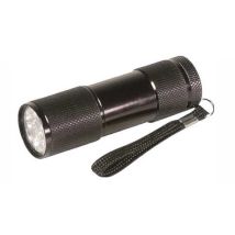Rankinis prožektorius metalinis 9 LED 3xAAA Juodas  P3840