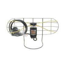TV kambarinė antena MB-DMB su 40dB stiprintuvu, maitinimo šaltiniu ir RG6U kabeliu