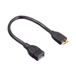 Laidas kabelis Hama USB 3.0 A lizdas - Micro USB B kištukas OTG 0.15m
