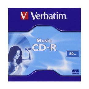 CD diskas Verbatim CD-R AUDIO 80/700MB MUSIC LIFE PLUS