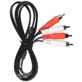 Laidas 2RCA-2RCA 'J' 3.0m | 2x RCA kištukai - 2x RCA kištukai