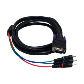 Laidas kabelis Hama 3x RCA kištukai - VGA kištukas 2m.