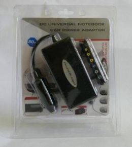 Universalus maitinimo šaltinis automobilinis 12V 80W nešiojamiems kompiuteriams