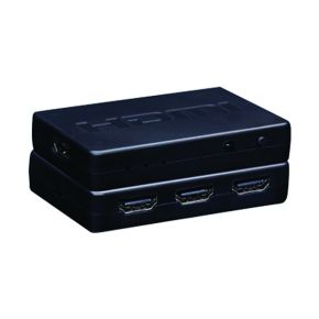 4k HDMI šakotuvas 3x1 su valdymo pultu