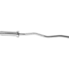 50mm lenktas olimpinis grifas inSPORTline OB-47C 120cm (apkrova 250kg)