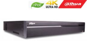 IP įrašymo įreng. 16kam. iki 12Mp, 4HDD, 16 PoE sąsajų 1-8 ePoE iki 800m, 320Mbps, IVS, H.265