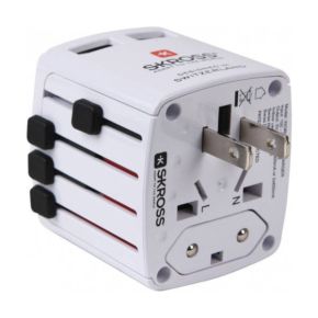 Universalus kelioninis 2x USB kroviklis -  EU USA AUS UK