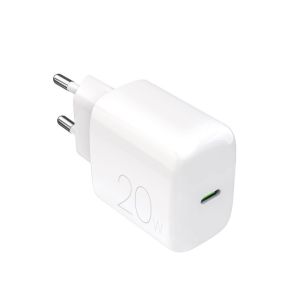 Wall Charger 1xUSB-C, 20W, by Puro White