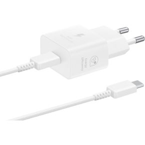 Samsung 25W Power Adapter Type-C (with cable) White