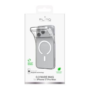 Apple iPhone 17 Pro Max Cover 0.3 with Magsafe by Puro Transparent