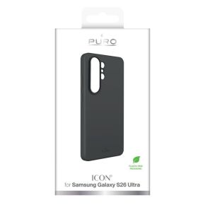 Samsung Galaxy S26 Ultra Silicon "ICON" Cover by Puro Black