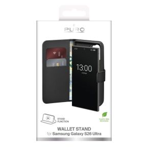 Samsung Galaxy S26 Ultra Eco-Leather Wallet Case by Puro Black