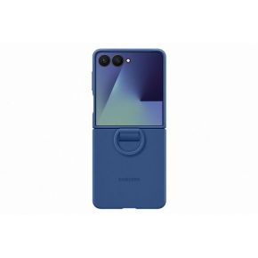 Samsung Galaxy Flip7 Silicone Case with Ring Blue