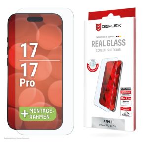 Apple iPhone 17/17  Pro Real Screen Glass By Displex Transparent