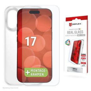 Apple iPhone 17 Real Screen Glass + Case By Displex Transparent