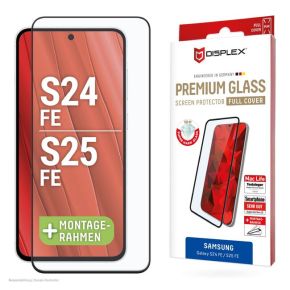 Samsung Galaxy S24 FE/S25 FE Premium Screen Glass Full Cover By Displex Transparent