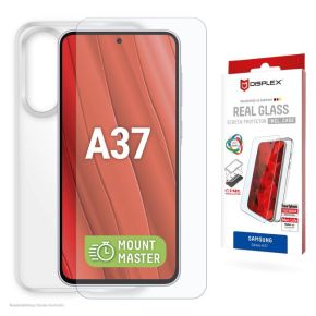 Samsung Galaxy A37 Real Screen Glass MM + Case By Displex Transparent