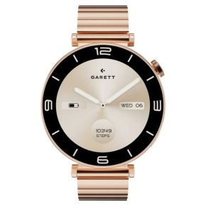 Garett Rose Smartwatch Gold Solid steel