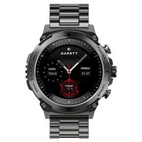 Garett Atom Smartwatch Black steel