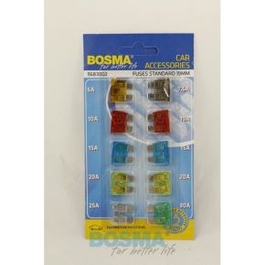 Bosma, saugiklių komplektas, 10vnt