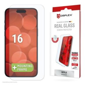 Apple iPhone 16 Real Screen Glass By Displex Transparent