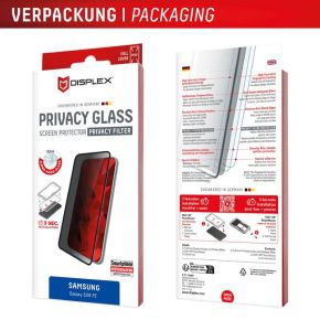 Samsung Galaxy S26 FE Privacy Glass By Displex Transparent