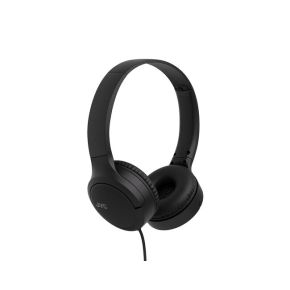 JVC, HA-S33UC-BU, juodos sp. dinaminės ausinės, mikrofonas