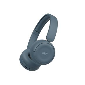 JVC, HA-S59W-AU, retro mėlynos sp. dinaminės ausinės, mikrofonas