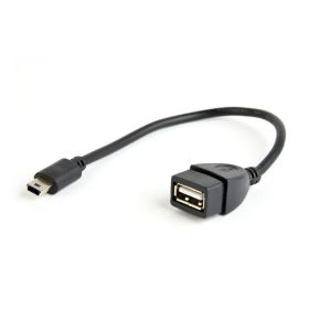 Perėjimo adapteris USB lizdas - mini USB kištukas, USB-BF/MUSB