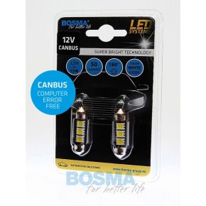 Bosma, lemputė CANBUS, SV8.5, 3xSMD5050, 36mm