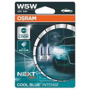 Osram lemputės Cool Blue® Intense NextGeneration,  W5W, 5W, DUO 28