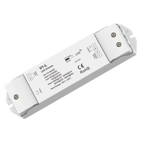 V1-L nuolatinės įtampos valdiklis 12-48V, 1x15A, Push-Dimm
