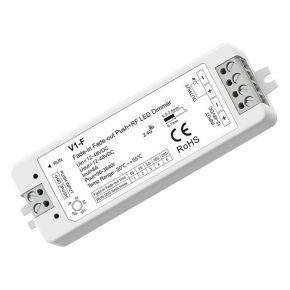 V1-F nuolatinės įtampos valdiklis, 12-48V, 1x 8A, Push-Dimm