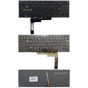 Klaviatūra MSI: GL76, GL66, GF76, GF66, su RGB apšvietimu, US