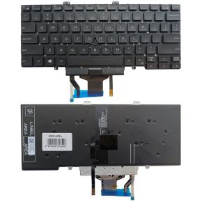 Klaviatūra DELL Latitude 5400, 5401, 5410, 5411, su pašvietimu ir „trackpoint“, US