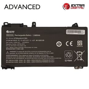 Nešiojamo kompiuterio baterija HP RE03XL, 3700mAh, Extra Digital Advanced