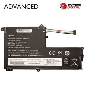 Nešiojamo kompiuterio baterija LENOVO L15C3PB1, 4750mAh, Extra Digital Advanced