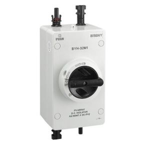 DC jungiklis 2P, 32A, 1000VDC, MC4, IP66