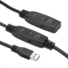 Aktyvus kabelis ilgiklis USB 3.0 AF – AM, 10m