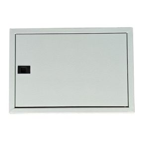 Paskirstymo skydas TIBOX 440x300x115mm; 1x16mod., virštinkinis, vidaus patalpoms