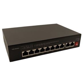 PoE šakotuvas 1000Mbps 8portų +2G uplink