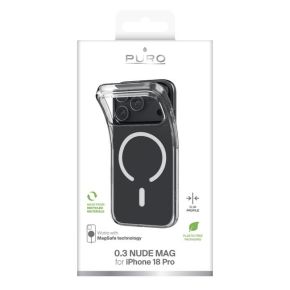 Apple iPhone 18 Pro Cover 0.3 with Magsafe by Puro Transparent