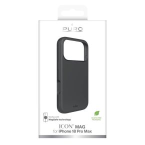 Apple iPhone 18 Pro Max Cover "ICON" Magsafe by Puro Black