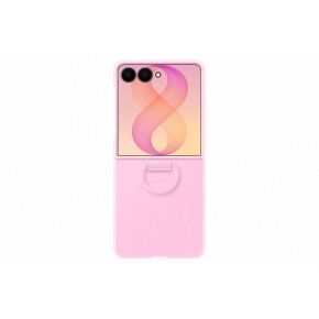 Samsung Galaxy Flip8 Silicone Ring Magnet Case Pink