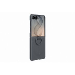 Samsung Galaxy Flip8 Silicone Ring Magnet Case Black