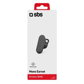 Mono Bluetooth V 4.2 headset with headband BH80 by SBS Black
