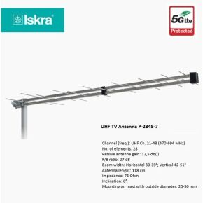 TV Antena ISKRA P-2845-7 Basic