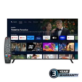 eSTAR Android TV 55"/140cm 4K UHD LEDTV55A1T2 Black