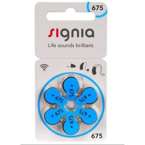 Baterija klausos aparatams Signia 675AE